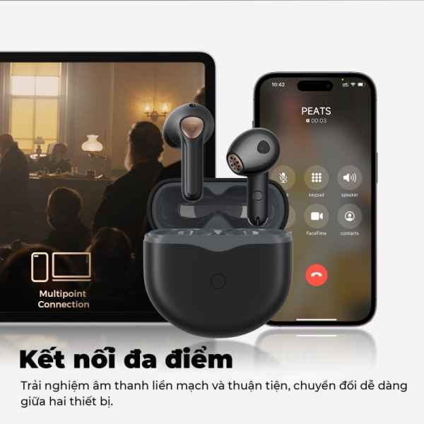 SPAIR4BK - Tai nghe Bluetooth SoundPEATS Air4 - 4