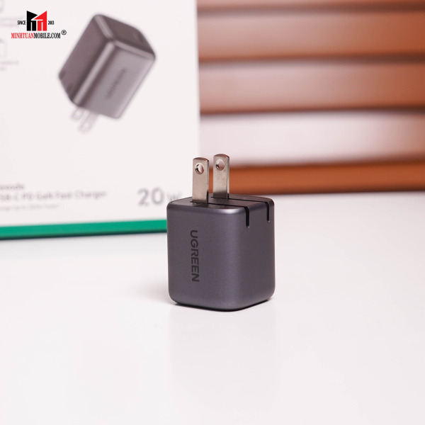 90902 - Cốc sạc nhanh Ugreen 20W Type-C PD GaN Fast Charger US - 10