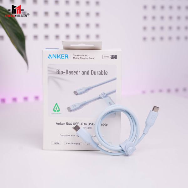 A80F1H11 - Cáp Type-C to Type-C Anker 0.9m 140W 544 TPE Bio-Based A80F1 - 7