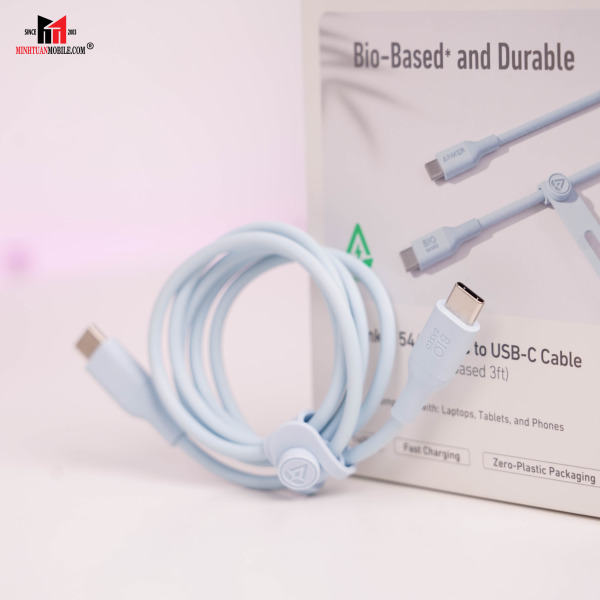 A80F1H11 - Cáp Type-C to Type-C Anker 0.9m 140W 544 TPE Bio-Based A80F1 - 8