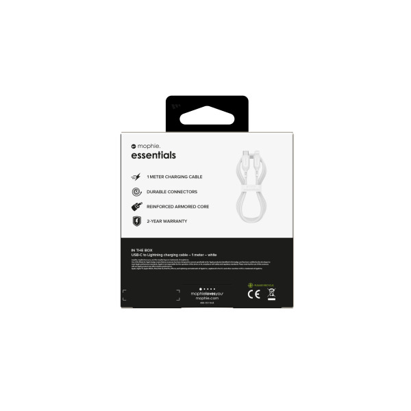 409912194 - Cáp Type-C to Lightning Mophie Essentials MFi 1M - 5
