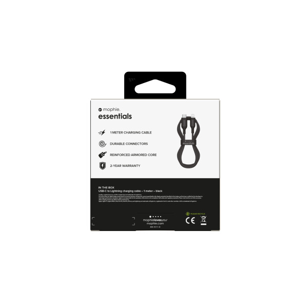 409912194 - Cáp Type-C to Lightning Mophie Essentials MFi 1M - 6