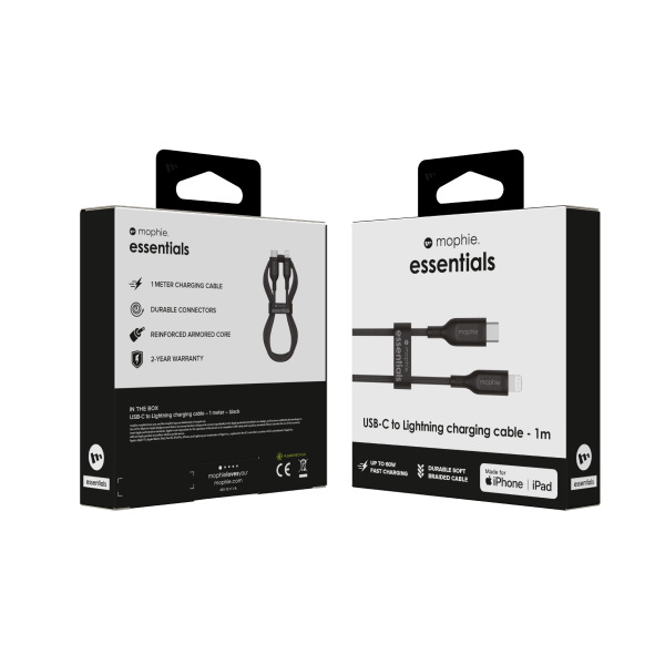 409912194 - Cáp Type-C to Lightning Mophie Essentials MFi 1M - 2