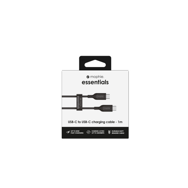 409912236 - Cáp Type-C to Type-C Mophie Essentials 60W 1M - 3