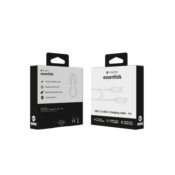 409912236 - Cáp Type-C to Type-C Mophie Essentials 60W 1M - 7