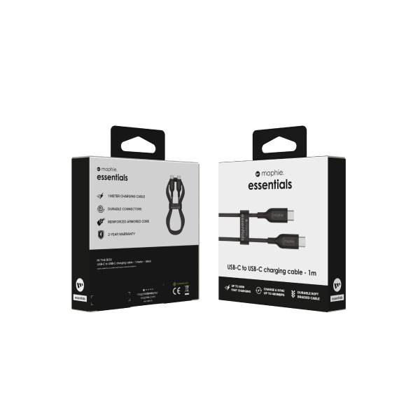 409912236 - Cáp Type-C to Type-C Mophie Essentials 60W 1M - 2