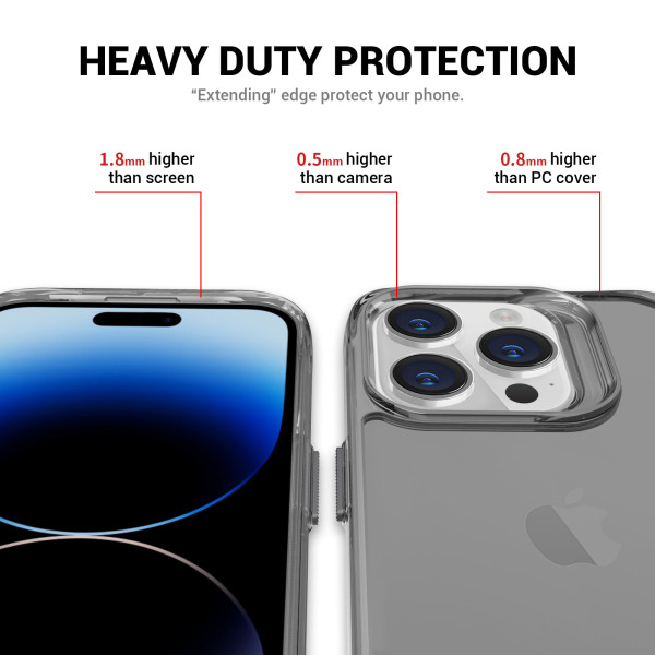 JA6663 - Ốp lưng iPhone 15 Pro Max Jinya T-Stand Clear - 5