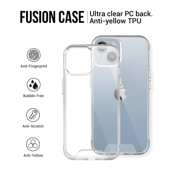 JA6524 - Ốp lưng iPhone 15 Jinya Crystal Clear - 4