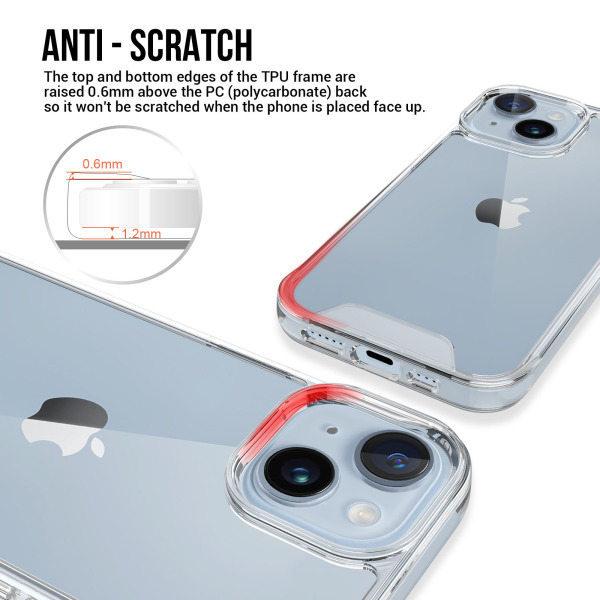 JA6524 - Ốp lưng iPhone 15 Jinya Crystal Clear - 5