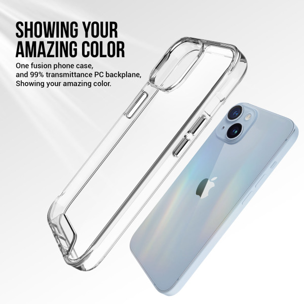 JA6524 - Ốp lưng iPhone 15 Jinya Crystal Clear - 7