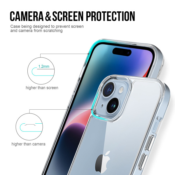 JA6524 - Ốp lưng iPhone 15 Jinya Crystal Clear - 8