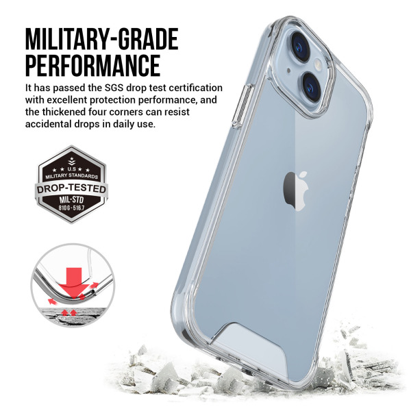 JA6524 - Ốp lưng iPhone 15 Jinya Crystal Clear - 9