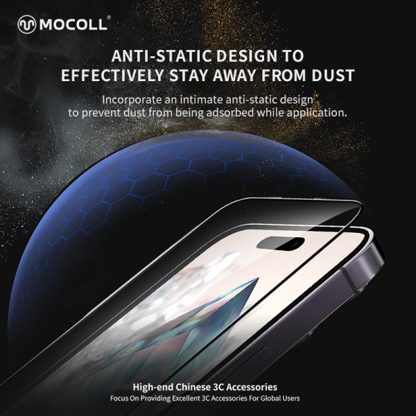 MOC6032 - Cường lực iPhone 15 Pro MOCOLL 2.5D Full - 4