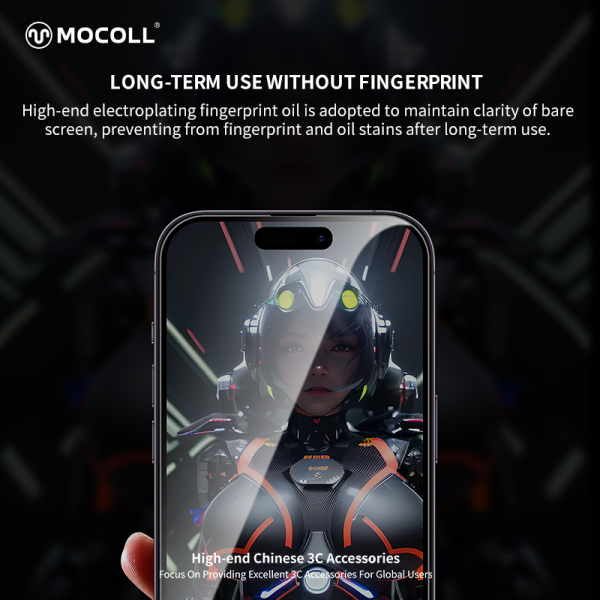 MOC6032 - Cường lực iPhone 15 Pro MOCOLL 2.5D Full - 5