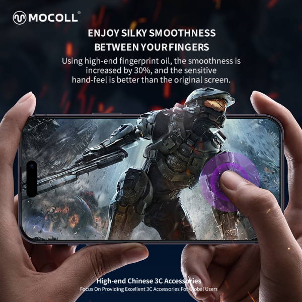 MOC6032 - Cường lực iPhone 15 Pro MOCOLL 2.5D Full - 6