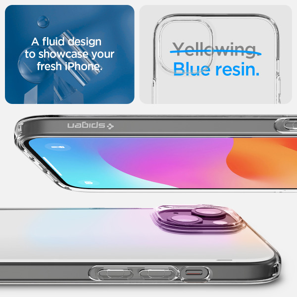 ACS06786 - Ốp lưng iPhone 15 Spigen Liquid Crystal Clear - 11