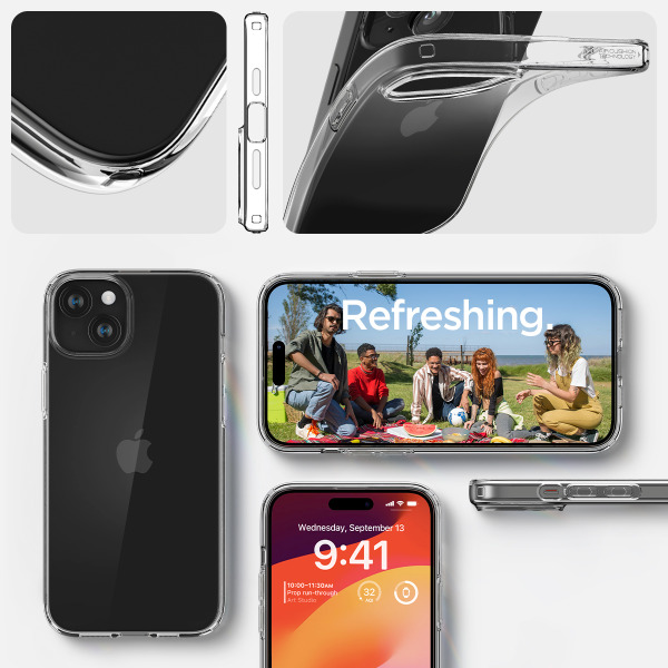 ACS06786 - Ốp lưng iPhone 15 Spigen Liquid Crystal Clear - 15