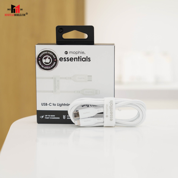 409912194 - Cáp Type-C to Lightning Mophie Essentials MFi 1M - 16