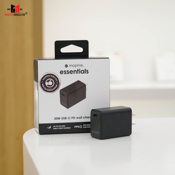 409912203 - Cốc sạc nhanh Mophie Essentials 30W Type-C PD 1C - 16