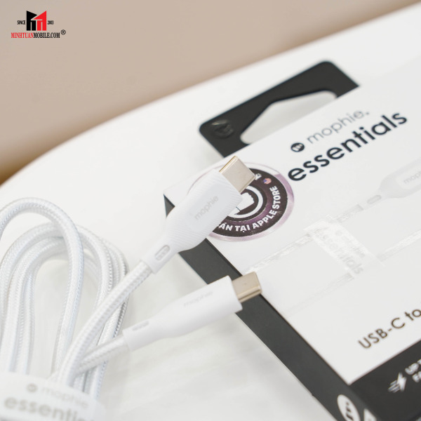 409912236 - Cáp Type-C to Type-C Mophie Essentials 60W 1M - 18