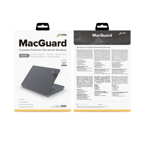 JCP2654 - Bộ dán MacBook Air 15 inch M2 M3 M4 JCPAL 5 in 1 - 2