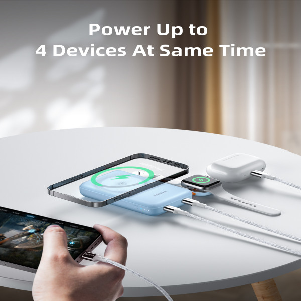 IW202BLK - Pin sạc dự phòng Innostyle 10.000 mAh 20W PowerMag Duo 2 in 1 IW202 - 5