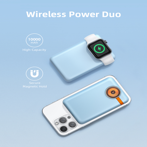 IW202BLK - Pin sạc dự phòng Innostyle 10.000 mAh 20W PowerMag Duo 2 in 1 IW202 - 7