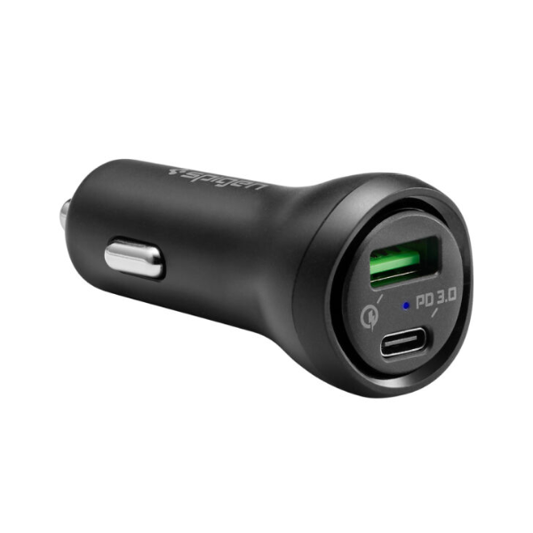 000CP25597 - Tẩu sạc Oto 2 cổng Spigen 27W Type-C PD Steadiboost - 2