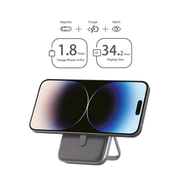 M-MagAir16-GY - Pin sạc dự phòng Mazer 10.000 mAh 20W PD Magnetic - 3