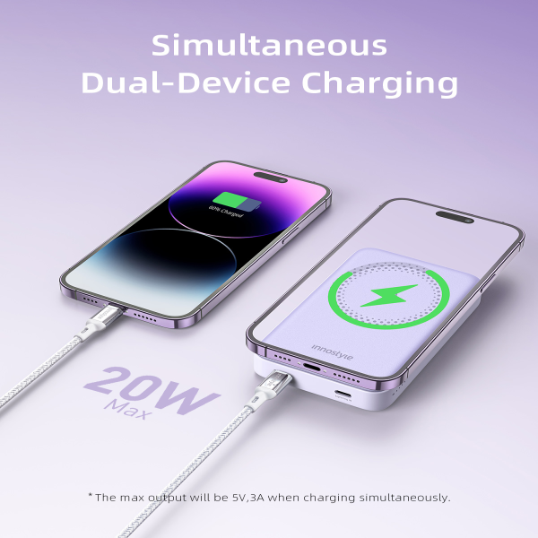 IS20PD-QSD - Pin sạc dự phòng Innostyle 10.000 mAh 20W PowerMag 2 in 1 Stand Qua Sử Dụng - 2