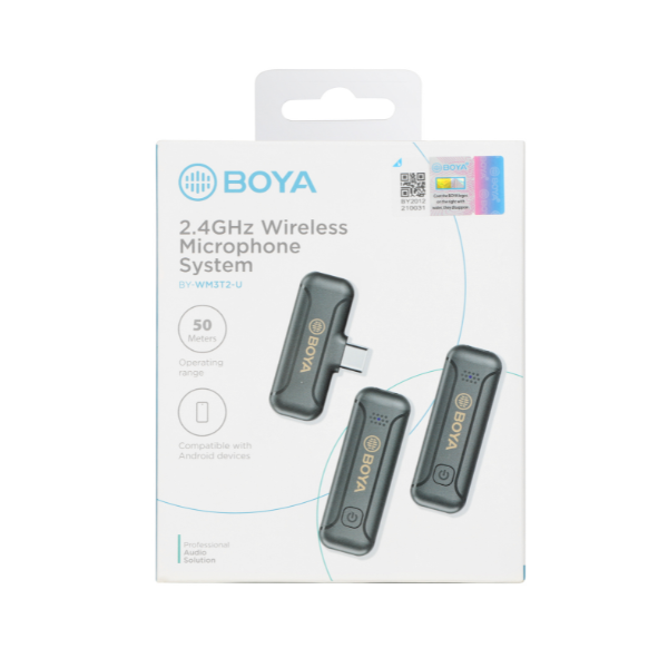 BYWM3T2U2 - Micro không dây Boya kết nối qua cổng Type-C (Dual) - 5