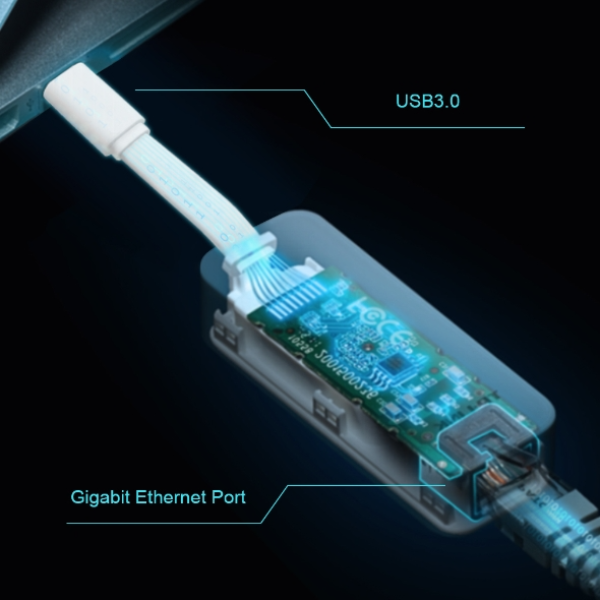 TL-UE300C - Hub chuyển đổi TP-Link Type-C to LAN RJ45 Gigabit UE300C - 2