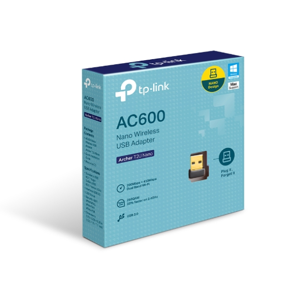 70214458 - Đầu chuyển đổi TP-Link USB Wi-Fi Nano AC600 T2U - 5