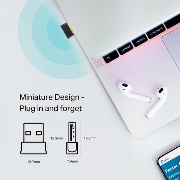 TL-T2UBNANO - Đầu chuyển đổi TP-Link USB Wifi Nano Bluetooth 4.2 AC600 T2UB - 3
