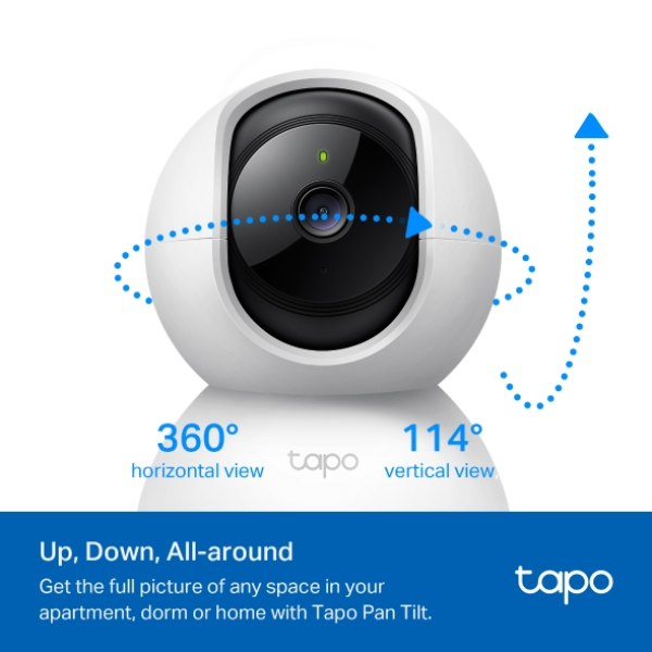 70208225 - Camera IP Wifi TP-Link Tapo C200 360 độ 1080P 2MP - 4