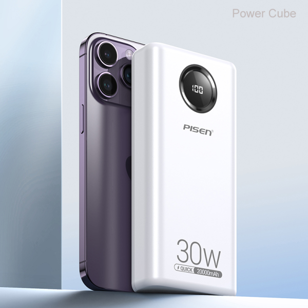 TSD337 - Pin sạc dự phòng Pisen 20.000 mAh 30W Quick Power Cube - 2
