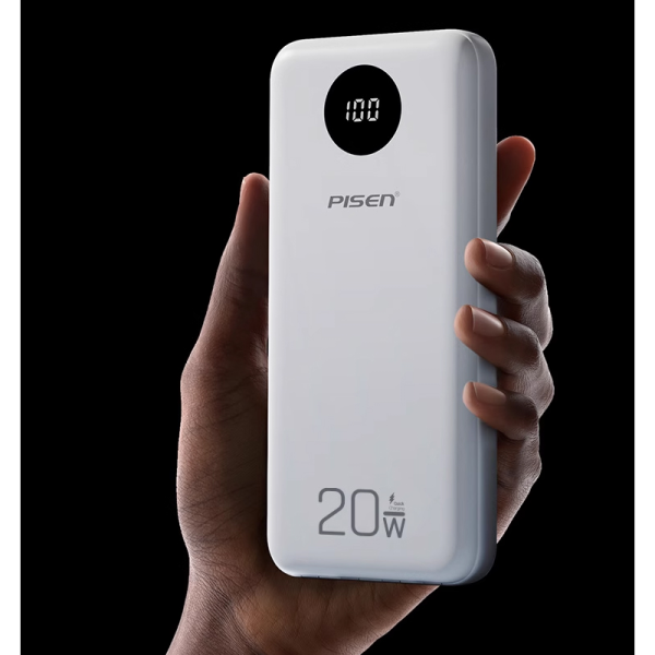 TSD329 - Pin sạc dự phòng Pisen 10.000 mAh 20W PowerFo Library - 5