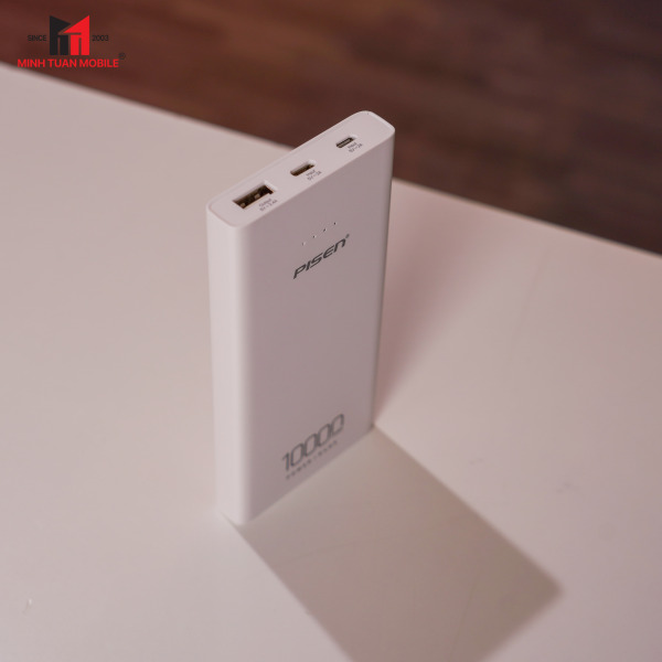 TSD324 - Pin sạc dự phòng Pisen 10.000 mAh 15W Mr White Ultra - 2