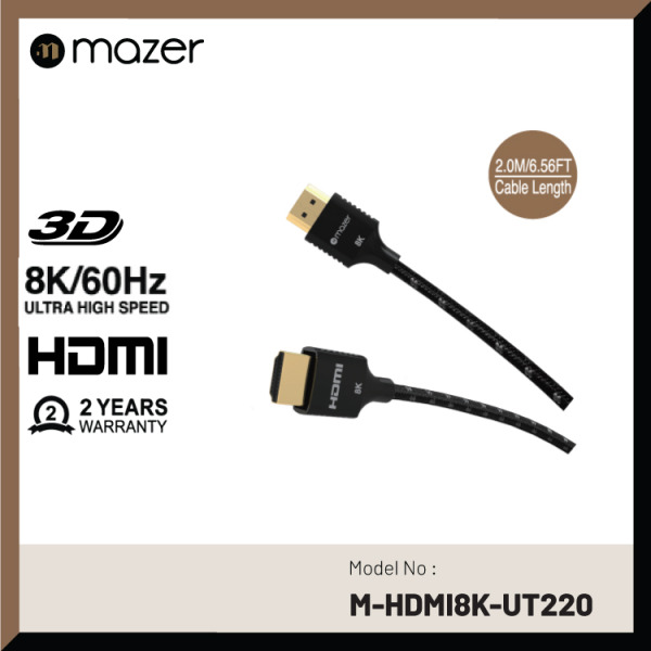 MHDMI8KUT220 - Cáp chuyển đổi Mazer Infinite Multimedia HDMI to HDMI 8K 2m - 4
