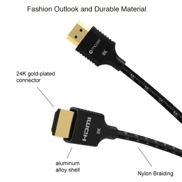MHDMI8KUT220 - Cáp chuyển đổi Mazer Infinite Multimedia HDMI to HDMI 8K 2m - 6