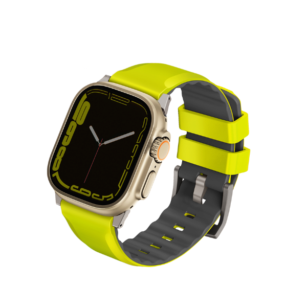 UNIQ49MMLINUSRBLU - Dây đeo Apple Watch 42 44 45 49mm UNIQ Airsoft Silicone Linus - 2