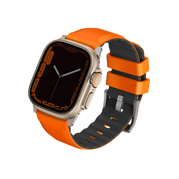 UNIQ49MMLINUSRBLU - Dây đeo Apple Watch 42 44 45 49mm UNIQ Airsoft Silicone Linus - 3