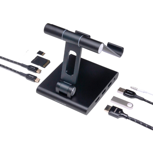 MUC2MULTI8200BK - Hub chuyển đổi Mazer 8 in 1 Type-C Infinite.Multimedia Pro & Tablet Stand - 12