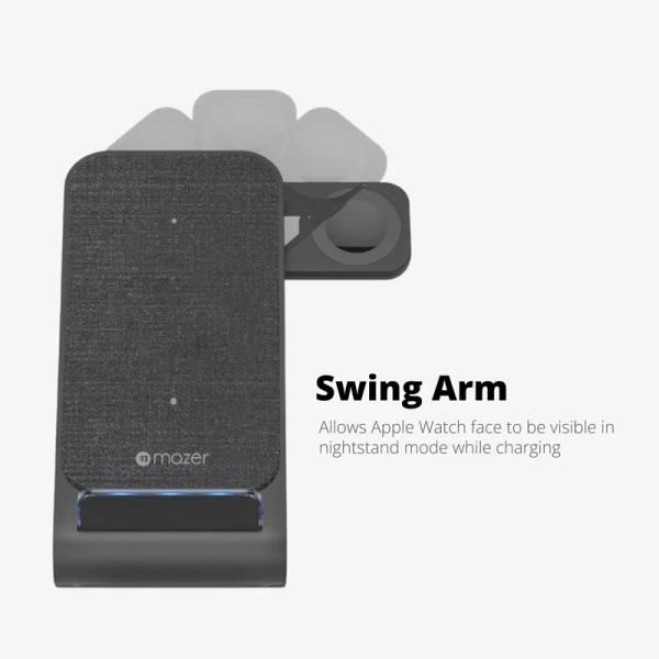 MWI.DESK390WH - Đế sạc không dây Mazer Wi.DESK Swing 3-in-1 Charging Stand - 5