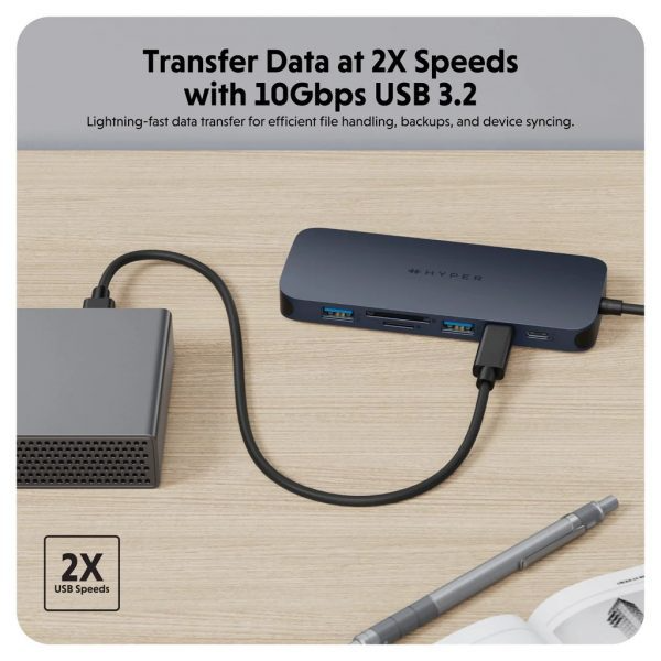 HD4005GL - Hub chuyển đổi HyperDrive Next 10 in 1 Port Type-C HD4005GL - 4