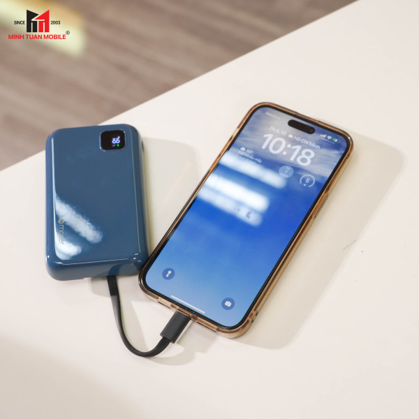 M-EGLINK10.0Trio-GY - Pin sạc dự phòng Mazer 10.000 mAh 22.5W SuperMINI-Pocket Power.Link Trio - 10