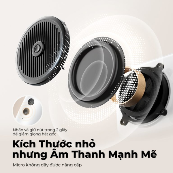 HISINGWHT - Loa Karaoke di động SoundPEATS Hi Singing - 7