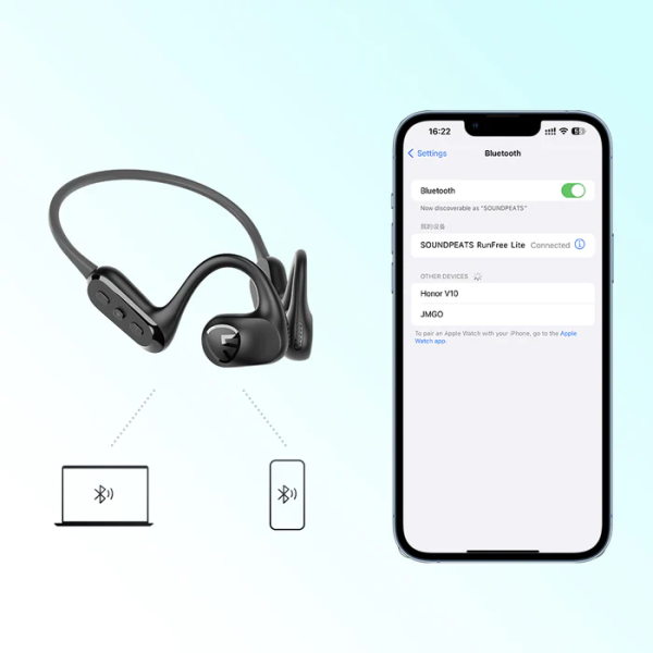 SPRUNFREEBK - Tai nghe Bluetooth thể thao SoundPEATS Runfree Lite - 8