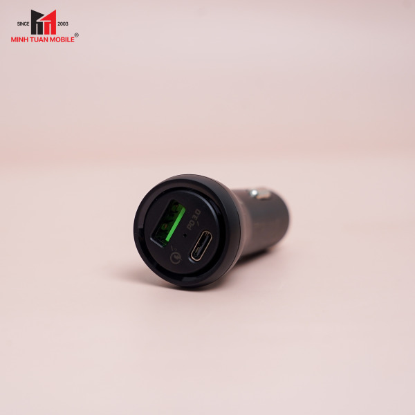 000CP25597 - Tẩu sạc Oto 2 cổng Spigen 27W Type-C PD Steadiboost - 13