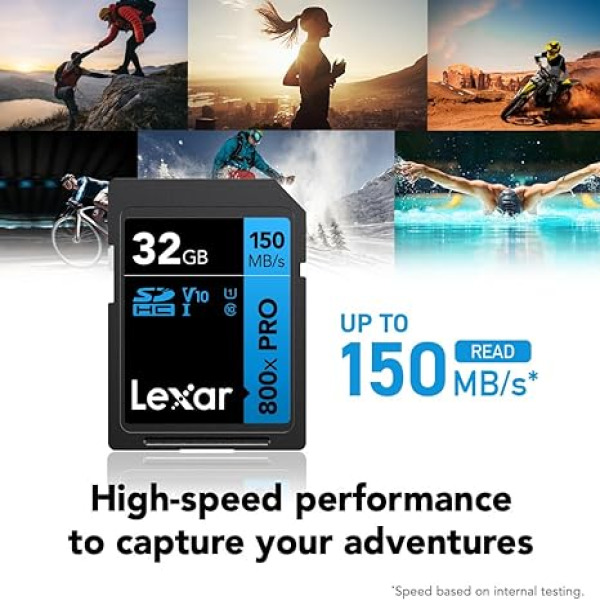 LSD0800P032G-BNNNG - Thẻ nhớ Lexar 32GB 800X Pro SDHC UHS-I 150MB s - 8